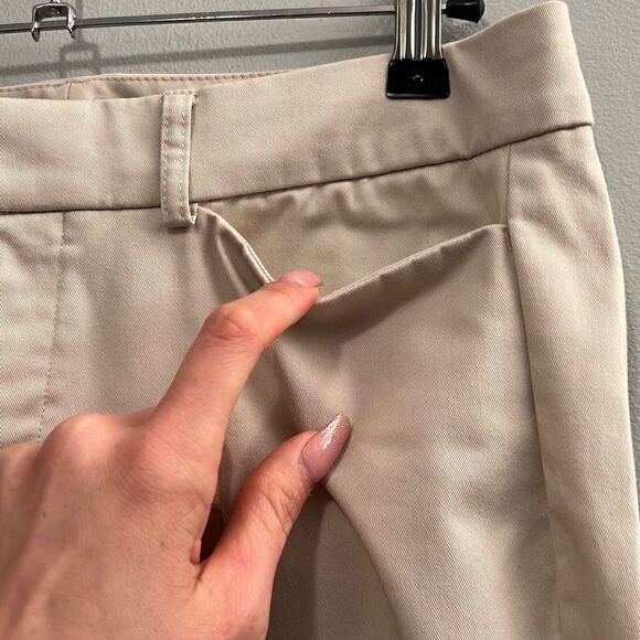 Dockers Women's Beige Petite Ideal Fit Straight Chinos - Picture 5 of 9